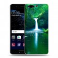 Дизайнерский пластиковый чехол для Huawei P10 Водопады