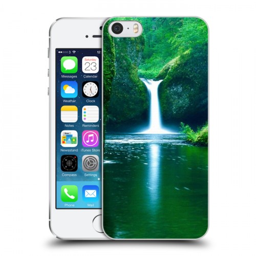 Дизайнерский пластиковый чехол для Iphone 5s Водопады