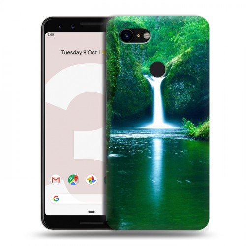 Дизайнерский пластиковый чехол для Google Pixel 3 Водопады