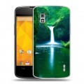 Дизайнерский пластиковый чехол для LG Google Nexus 4 Водопады