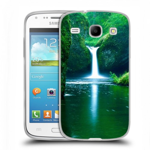 Дизайнерский пластиковый чехол для Samsung Galaxy Core Водопады