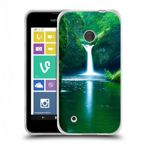 Дизайнерский пластиковый чехол для Nokia Lumia 530 Водопады