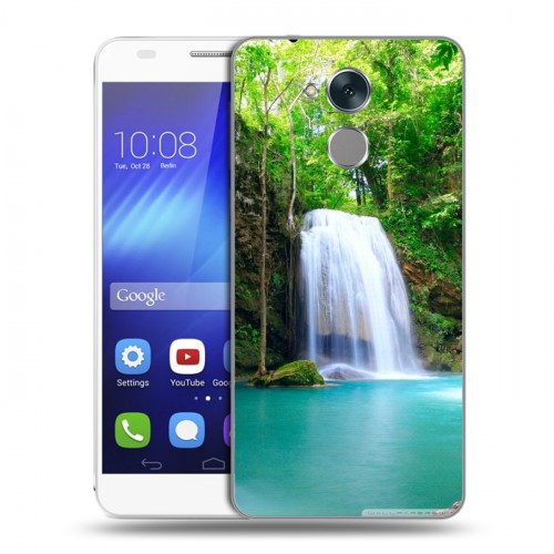 Дизайнерский пластиковый чехол для Huawei Honor 6C Водопады