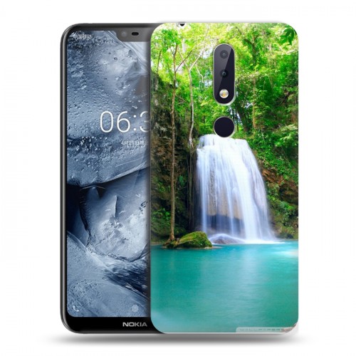 Дизайнерский пластиковый чехол для Nokia 6.1 Plus Водопады