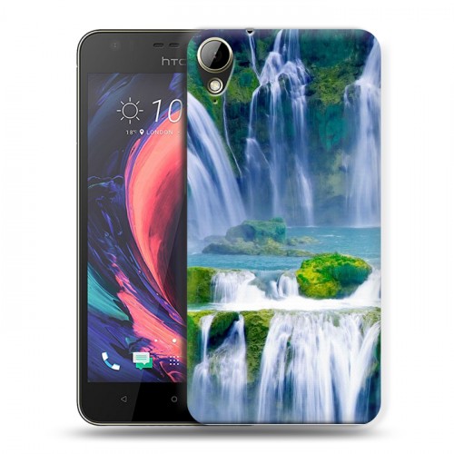 Дизайнерский пластиковый чехол для HTC Desire 10 Lifestyle Водопады