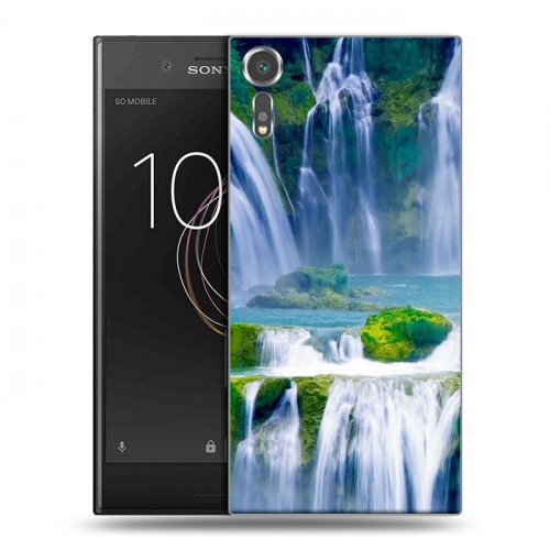 Дизайнерский пластиковый чехол для Sony Xperia XZs Водопады