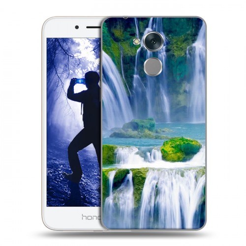 Дизайнерский пластиковый чехол для Huawei Honor 6A Водопады