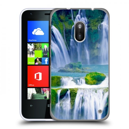 Дизайнерский пластиковый чехол для Nokia Lumia 620 Водопады