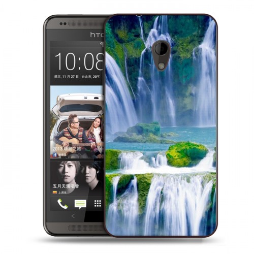 Дизайнерский пластиковый чехол для HTC Desire 700 Водопады