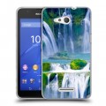 Дизайнерский пластиковый чехол для Sony Xperia E4g Водопады