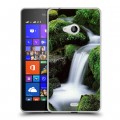 Дизайнерский пластиковый чехол для Microsoft Lumia 540 Водопады