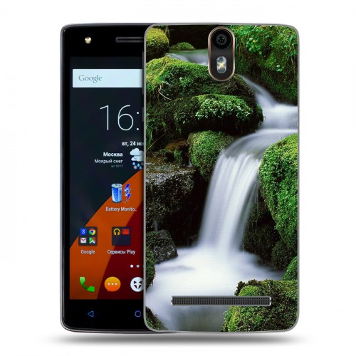 Дизайнерский силиконовый чехол для Wileyfox Storm Водопады