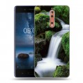 Дизайнерский пластиковый чехол для Nokia 8 Водопады