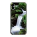 Дизайнерский силиконовый чехол для Iphone x10 Водопады