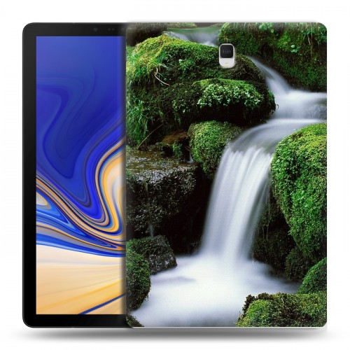 Дизайнерский силиконовый чехол для Samsung Galaxy Tab S4 Водопады