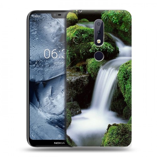 Дизайнерский пластиковый чехол для Nokia 6.1 Plus Водопады