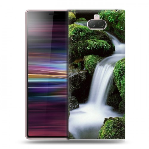 Дизайнерский силиконовый чехол для Sony Xperia 10 Водопады