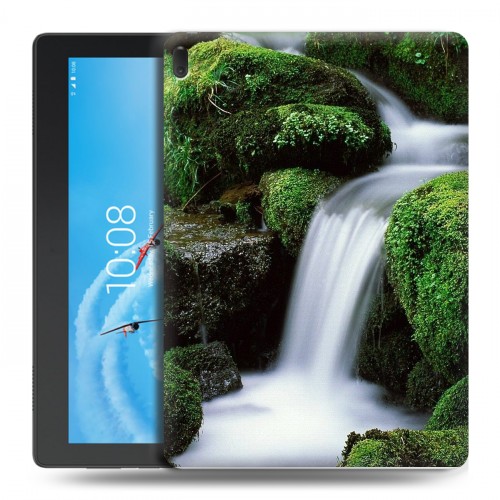 Дизайнерский силиконовый чехол для Lenovo Tab E10 Водопады