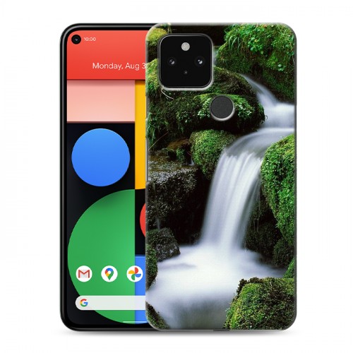 Дизайнерский пластиковый чехол для Google Pixel 5 Водопады