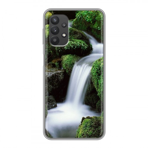 Дизайнерский силиконовый чехол для Samsung Galaxy A32 Водопады
