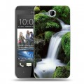 Дизайнерский пластиковый чехол для HTC Desire 300 Водопады