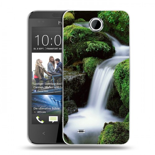 Дизайнерский силиконовый чехол для HTC Desire 300 Водопады