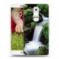Дизайнерский пластиковый чехол для LG Optimus G2 mini Водопады