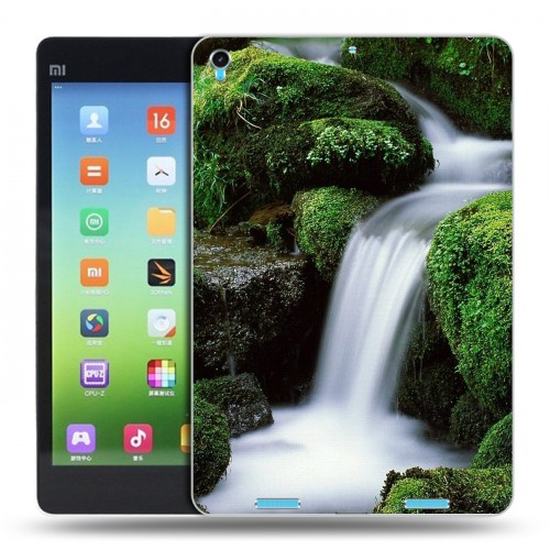 Дизайнерский силиконовый чехол для Xiaomi MiPad Водопады