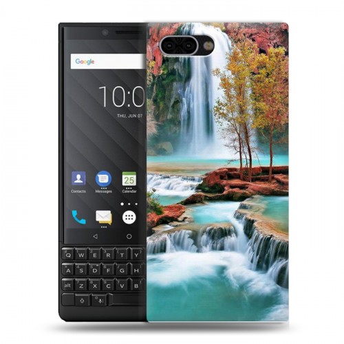 Дизайнерский пластиковый чехол для BlackBerry KEY2 Водопады