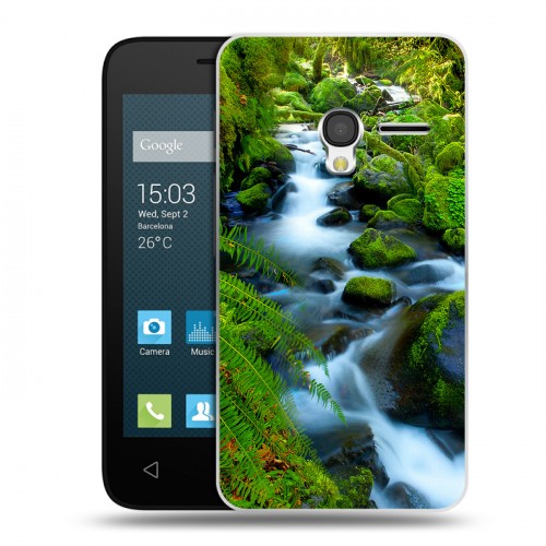 Дизайнерский пластиковый чехол для Alcatel One Touch Pixi 3 (4.0) Водопады
