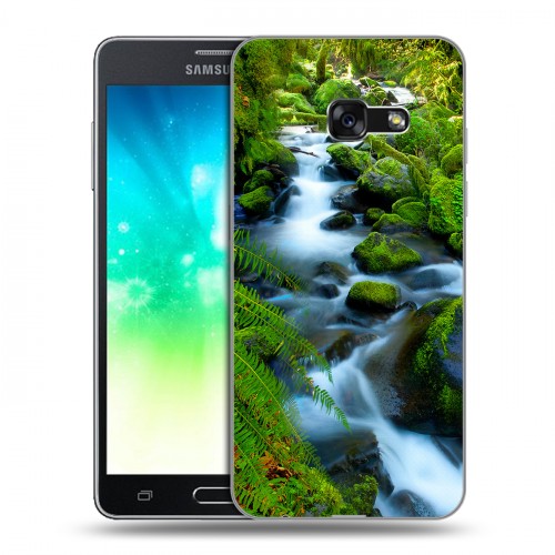 Дизайнерский силиконовый с усиленными углами чехол для Samsung Galaxy A3 (2017) Водопады