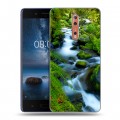 Дизайнерский пластиковый чехол для Nokia 8 Водопады