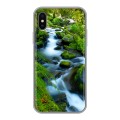 Дизайнерский силиконовый чехол для Iphone x10 Водопады