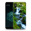 Дизайнерский силиконовый чехол для Xiaomi Mi A2 Водопады