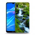 Дизайнерский пластиковый чехол для Huawei Y6 (2019) Водопады