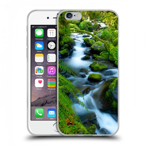 Дизайнерский пластиковый чехол для Iphone 6/6s Водопады