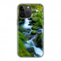 Дизайнерский силиконовый чехол для Iphone 14 Pro Max Водопады