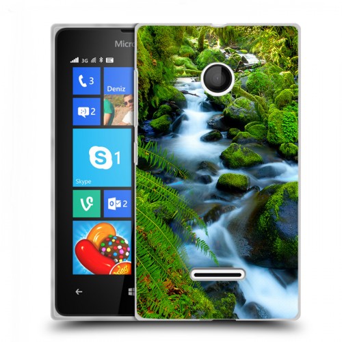 Дизайнерский пластиковый чехол для Microsoft Lumia 435 Водопады