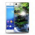 Дизайнерский пластиковый чехол для Sony Xperia Z3+ Водопады