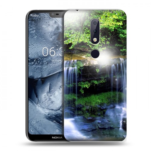 Дизайнерский пластиковый чехол для Nokia 6.1 Plus Водопады