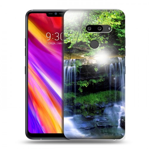 Дизайнерский пластиковый чехол для LG G8 ThinQ Водопады