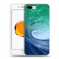 Дизайнерский пластиковый чехол для Iphone 7 Plus / 8 Plus Волны