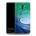 Дизайнерский пластиковый чехол для Huawei Mate 10 Волны