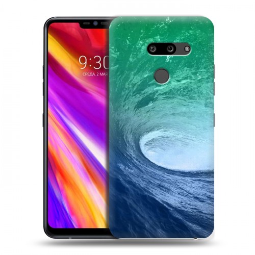 Дизайнерский пластиковый чехол для LG G8 ThinQ Волны