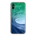 Дизайнерский силиконовый чехол для Xiaomi RedMi 9A Волны