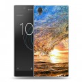 Дизайнерский пластиковый чехол для Sony Xperia L1 Волны