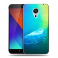 Дизайнерский пластиковый чехол для Meizu MX5 Волны