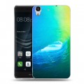 Дизайнерский пластиковый чехол для Huawei Y6II Волны