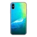 Дизайнерский силиконовый чехол для Iphone x10 Волны