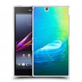 Дизайнерский пластиковый чехол для Sony Xperia Z Ultra  Волны